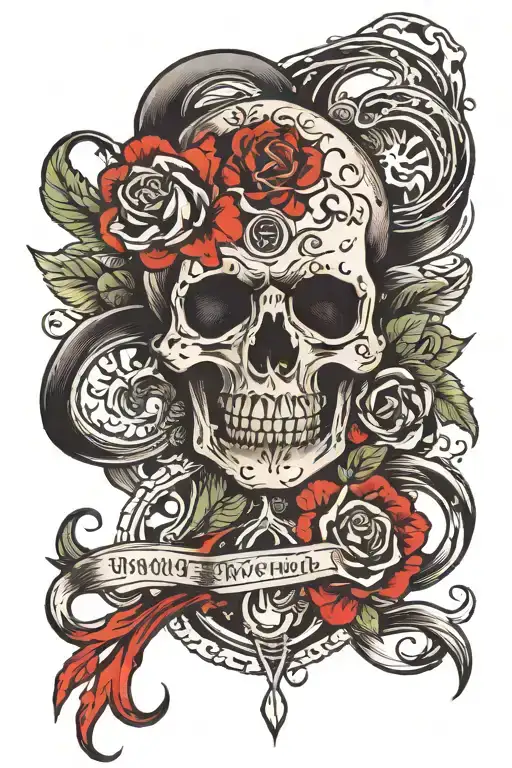 losing a son to a forced abortion  tattoo design idea