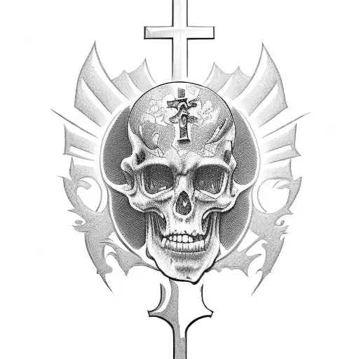 gravestone work Daniel Anthony D'Amico written on it tattoo design idea