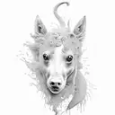 kelpie tattoo design idea