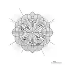 Cherry Blossoms Frank Lloyd wright tattoo design idea