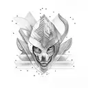 chef knife tattoo design idea