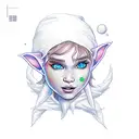 elf tattoo design idea