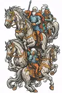 4 horsemen of the apocalypse  tattoo design idea