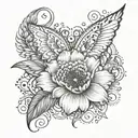 inscription Alina 01/19/2023 3330gr 52cm 8:25 tattoo design idea