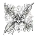 inscription Alina 01/19/2023 3330gr 52cm 8:25 tattoo design idea
