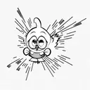 new school Tweety bird tattoo design idea