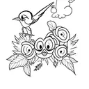 new school Tweety bird tattoo design idea