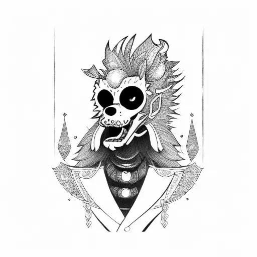 doffy on a cards tattoo design idea