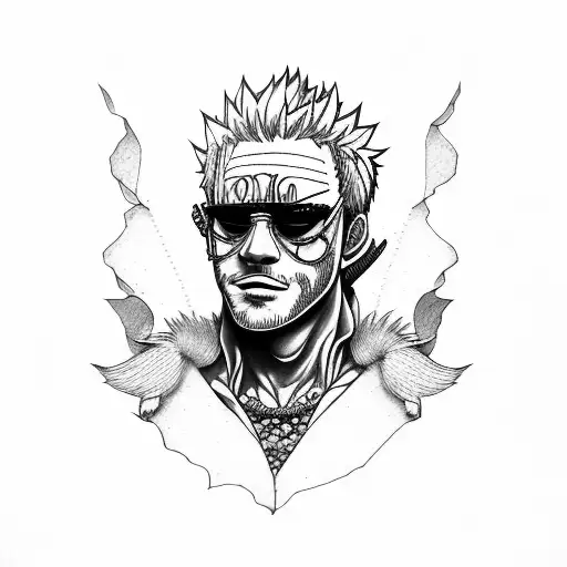 doflamingo tattoo design idea