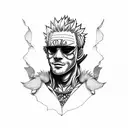 doflamingo tattoo design idea