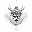 zeus tattoo design idea