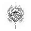 zeus tattoo design idea