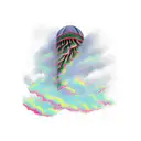 tornado wind tattoo design idea