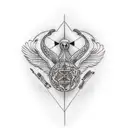 oregon coast tattoo design idea