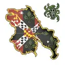 Maryland state flag tattoo design idea