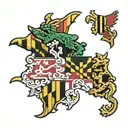 Maryland state flag tattoo design idea