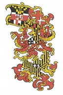 Maryland state flag tattoo design idea