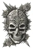 hellraiser Kirby tattoo design idea