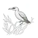 cormorant tattoo design idea