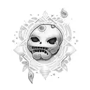 i dont care emoji tattoo design idea