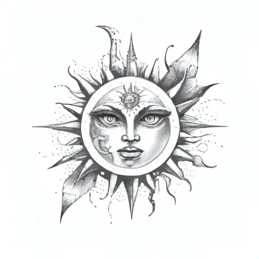  combine 3 horoscope signs  Sun cancer Moon Scorpio  Decendent Capricorn   tattoo design idea