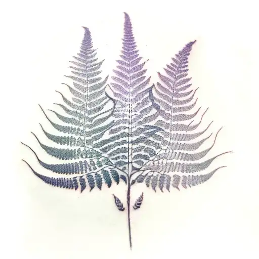 Fern Tree tattoo design idea