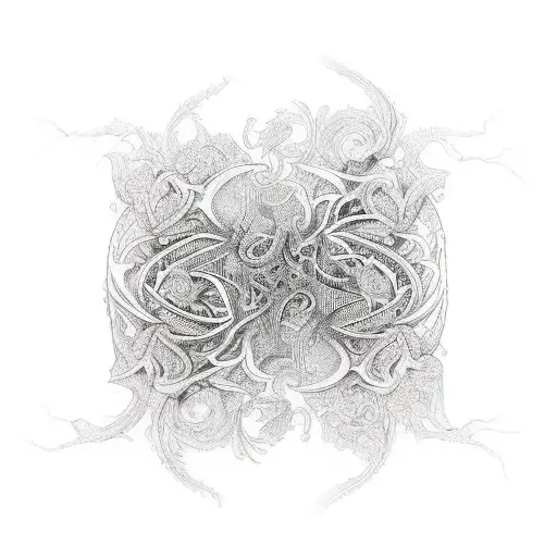 Incorporate intricate vein patterns into a biomechanical arm tattoo design tattoo design idea