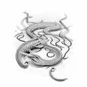 Cobra concha tattoo design idea