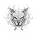 forarm animal tattoo design idea