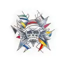 all jiu-jítsu color belts  tattoo design idea