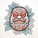 DARUMA tattoo design idea