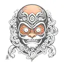 DARUMA tattoo design idea