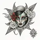 facepaint tattoo design idea