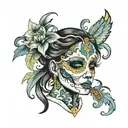 facepaint tattoo design idea