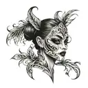 facepaint tattoo design idea