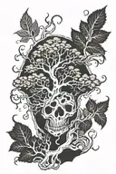 Poison Tree tattoo design idea