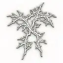 lightning d puzzle piece tattoo design idea