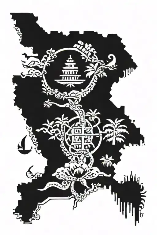 904 area code incorporated florida  tattoo design idea