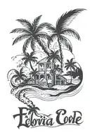 904 area code incorporated florida beaches mixed tattoo design idea