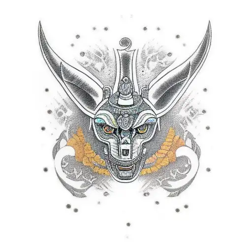 Anubis tattoo design idea