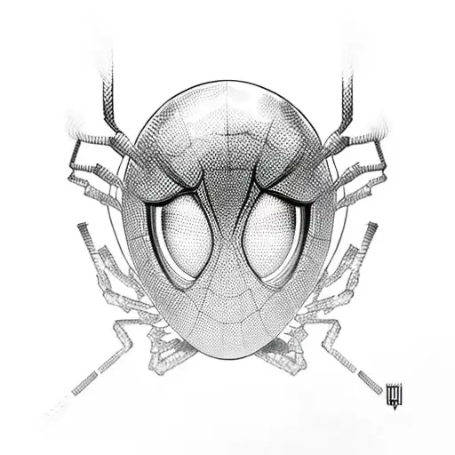 miles morales spider tattoo design idea
