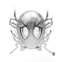miles morales spider tattoo design idea