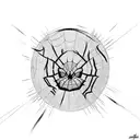 miles morales spider tattoo design idea