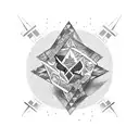 las vegas gamblimg with disaster tattoo design idea