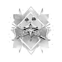 las vegas gamblimg with disaster tattoo design idea
