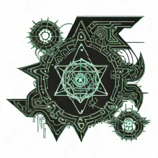 GOD WE TRUST' tattoo design idea