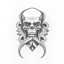 Grim Reaper tattoo design idea