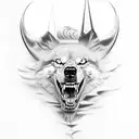 lobo tattoo design idea