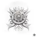 spray tattoo design idea