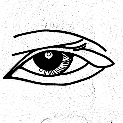 Evil Eye tattoo design idea
